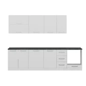 Minar 290 Cm Mutfak Dolabı Beyaz 290-B6 thumbnail 2