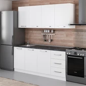 Minar 200 Cm Mutfak Dolabı Beyaz 200-B2 thumbnail 5