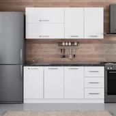 Minar 180 Cm Mutfak Dolabı Beyaz 180-B2 thumbnail 1