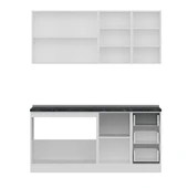 Minar 175 Cm Mutfak Dolabı Beyaz 175-B1 thumbnail 2