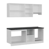 Minar 200 Cm Mutfak Dolabı Beyaz 200-B8 thumbnail 7