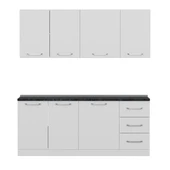 Minar 195 Cm Mutfak Dolabı Beyaz 195-B1 thumbnail 6