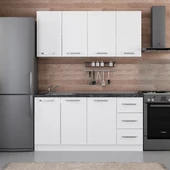 Minar 165 Cm Mutfak Dolabı Beyaz 165-B1 thumbnail 1