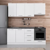 Minar 200 Cm Mutfak Dolabı Beyaz 200-B5 thumbnail 1