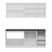 Minar 195 Cm Mutfak Dolabı Beyaz 195-B1 thumbnail 2