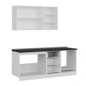 Minar 200 Cm Mutfak Dolabı Beyaz 200-B3 thumbnail 7