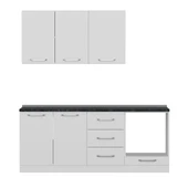 Minar 200 Cm Mutfak Dolabı Beyaz 200-B3 thumbnail 6