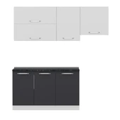 Minar 200 Cm Mutfak Dolabı Beyaz Antrasit 200-A7 thumbnail 6