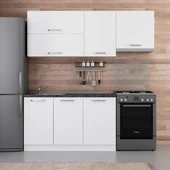 Minar 200 Cm Mutfak Dolabı Beyaz 200-B7 thumbnail 1