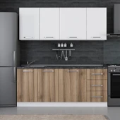 Minar 195 Cm Mutfak Dolabı Beyaz Dore 195-D1 thumbnail 1