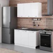 Minar 130 Cm Mutfak Dolabı Beyaz 130-B1 thumbnail 5