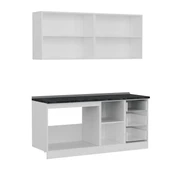 Minar 180 Cm Mutfak Dolabı Beyaz 180-B2 thumbnail 7