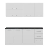 Minar 195 Cm Mutfak Dolabı Beyaz 195-B2 thumbnail 6