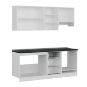 Minar 200 Cm Mutfak Dolabı Beyaz 200-B5 thumbnail 7