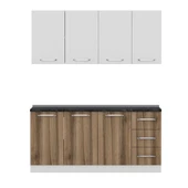 Minar 175 Cm Mutfak Dolabı Beyaz Dore 175-D1 thumbnail 6