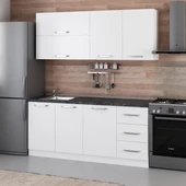 Minar 185 Cm Mutfak Dolabı Beyaz 185-B2 thumbnail 3