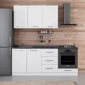 Minar 200 Cm Mutfak Dolabı Beyaz 200-B3 thumbnail 1