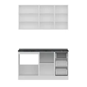 Minar 145 Cm Mutfak Dolabı Beyaz 145-B1 thumbnail 1