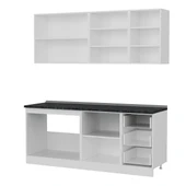 Minar 195 Cm Mutfak Dolabı Beyaz 195-B2 thumbnail 4