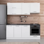 Minar 200 Cm Mutfak Dolabı Beyaz 200-B8 thumbnail 1