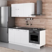 Minar 200 Cm Mutfak Dolabı Beyaz 200-B6 thumbnail 5