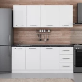 Minar 195 Cm Mutfak Dolabı Beyaz 195-B1 thumbnail 1