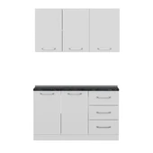 Minar 140 Cm Mutfak Dolabı Beyaz 140-B1 thumbnail 6