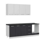 Minar 225 Cm Mutfak Dolabı Beyaz Antrasit 225-A6 thumbnail 6