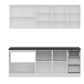 Minar 215 Cm Mutfak Dolabı Beyaz 215-B1 thumbnail 2