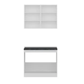 Minar 100 Cm Mutfak Dolabı Beyaz 100-B2 thumbnail 2