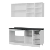 Minar 175 Cm Mutfak Dolabı Beyaz 175-B2 thumbnail 4