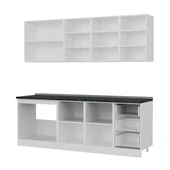 Minar 225 Cm Mutfak Dolabı Beyaz Dore 225-D1 thumbnail 4