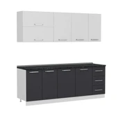 Minar 220 Cm Mutfak Dolabı Beyaz Antrasit 220-A2 thumbnail 6