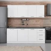 Minar 215 Cm Mutfak Dolabı Beyaz 215-B2 thumbnail 1