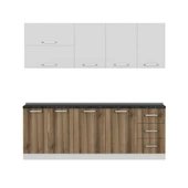 Minar 225 Cm Mutfak Dolabı Beyaz Dore 225-D1 thumbnail 5