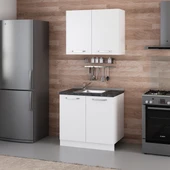 Minar 90 Cm Mutfak Dolabı Beyaz 90-B1 thumbnail 3