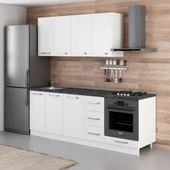 Minar 225 Cm Mutfak Dolabı Beyaz 225-B6 thumbnail 3