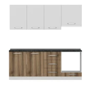 Minar 210 Cm Mutfak Dolabı Beyaz Dore 210-D8 thumbnail 5