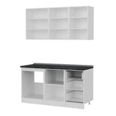 Minar 155 Cm Mutfak Dolabı Beyaz 155-B1 thumbnail 4