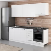 Minar 235 Cm Mutfak Dolabı Beyaz 235-B5 thumbnail 3