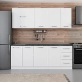 Minar 215 Cm Mutfak Dolabı Beyaz 215-B1 thumbnail 1