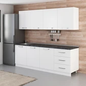 Minar 240 Cm Mutfak Dolabı Beyaz 240-B3 thumbnail 3