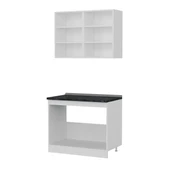 Minar 100 Cm Mutfak Dolabı Beyaz 100-B2 thumbnail 4