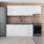 Minar 245 Cm Mutfak Dolabı Beyaz 245-B5 thumbnail 1