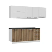 Minar 245 Cm Mutfak Dolabı Beyaz Dore 245-D5 thumbnail 6