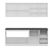 Minar 215 Cm Mutfak Dolabı Beyaz 215-B2 thumbnail 2