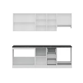 Minar 235 Cm Mutfak Dolabı Beyaz 235-B5 thumbnail 2