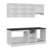 Minar 210 Cm Mutfak Dolabı Beyaz Dore 210-D8 thumbnail 7