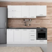 Minar 225 Cm Mutfak Dolabı Beyaz 225-B5 thumbnail 1