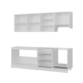 Minar 240 Cm Mutfak Dolabı Beyaz Antrasit 240-A9 thumbnail 4